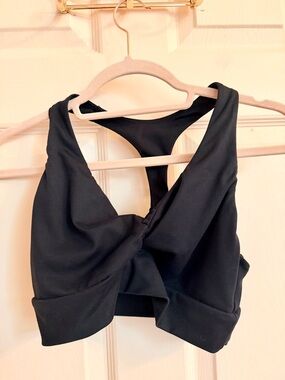 Black Victoria’s Secret sports bra